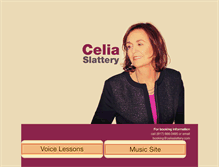 Tablet Screenshot of celiaslattery.com